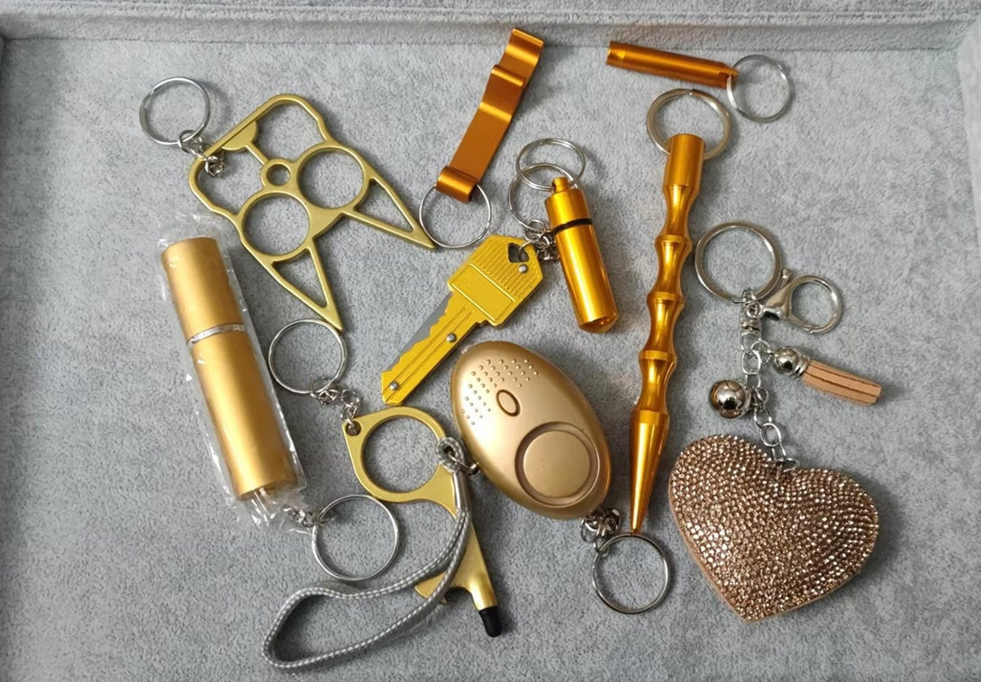 Trendy DIY Custom Combo Self Defense Keychains