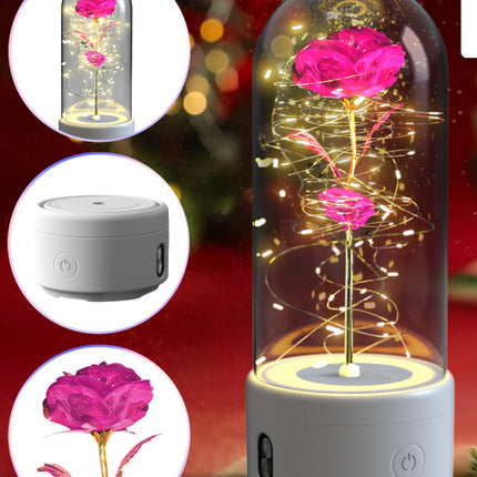 Eternal Rose LED and Bluetooth-compatible speaker