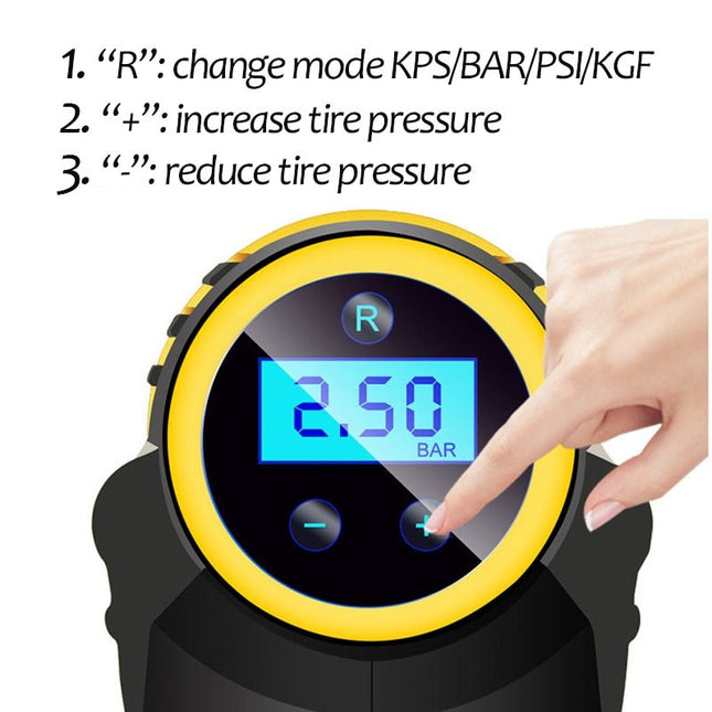 Smart car air compressor