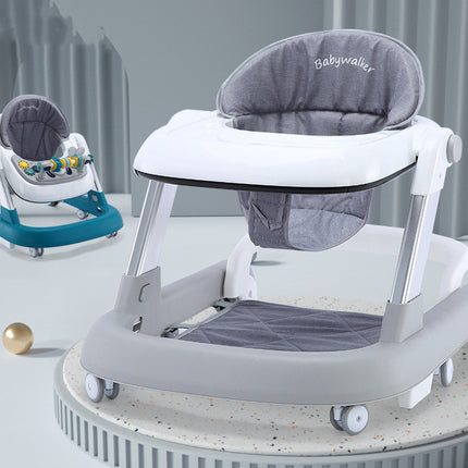 Fun, multifunctional baby walker with anti-fall and anti-tipping pads