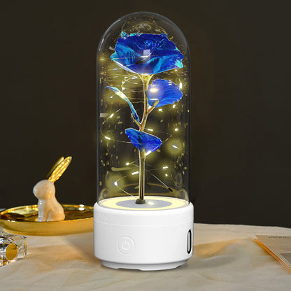 Éternelle Rose LED et haut parleur compatible Bluetooth
