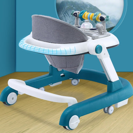 Fun, multifunctional baby walker with anti-fall and anti-tipping pads