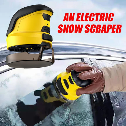 Cordless snow scraper with battery life